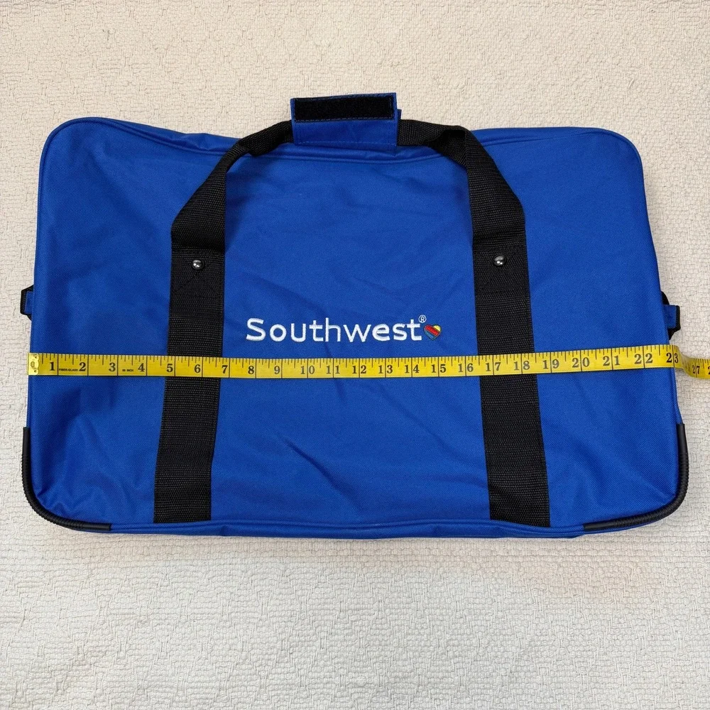 Southwest Airlines Blue Duffel Bag Travel Carry On Embroidered Logo HALO 24 Inch